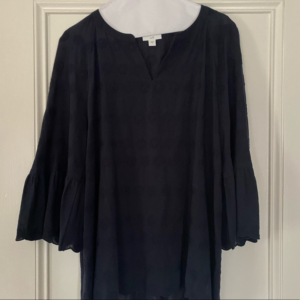 Navy Blue J Jill spring/summer top